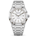 Audemars Piguet Royal Oak Automatic Date Steel White Dial