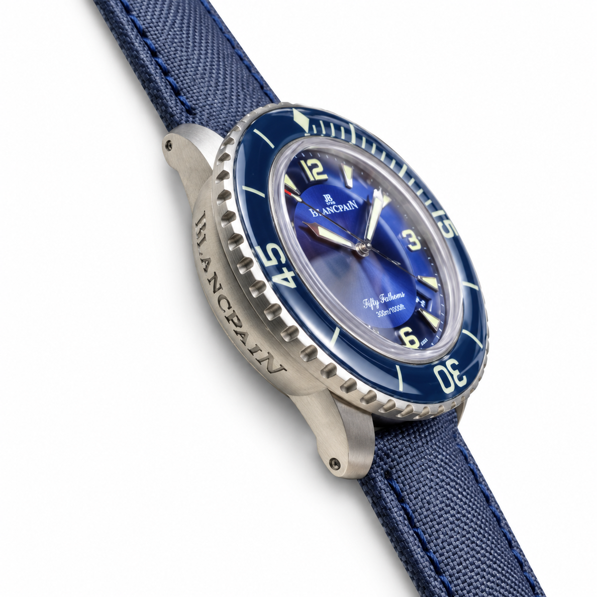 Blancpain Fifty Fathoms Bathyscaphe – Blue Dial Arabic Numerals Ceramic Bezel Swiss Automatic
