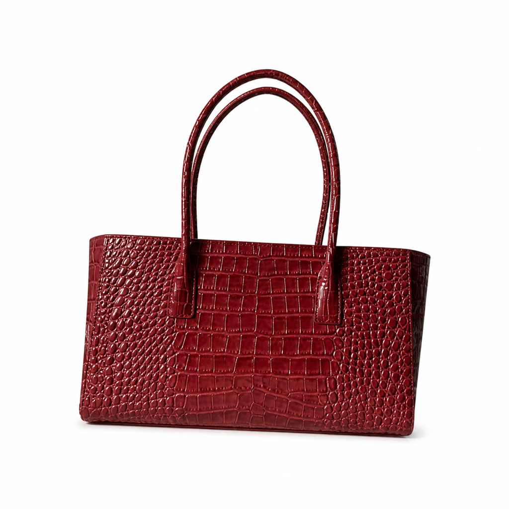 Chanel Croc-Embossed Leather Tote