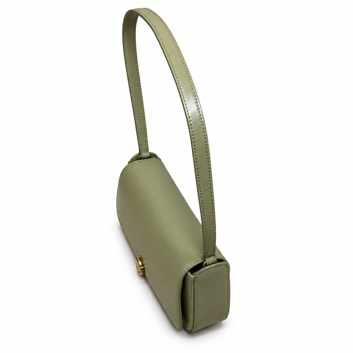 Saint Laurent Voltaire Shoulder Bag in Sage Green