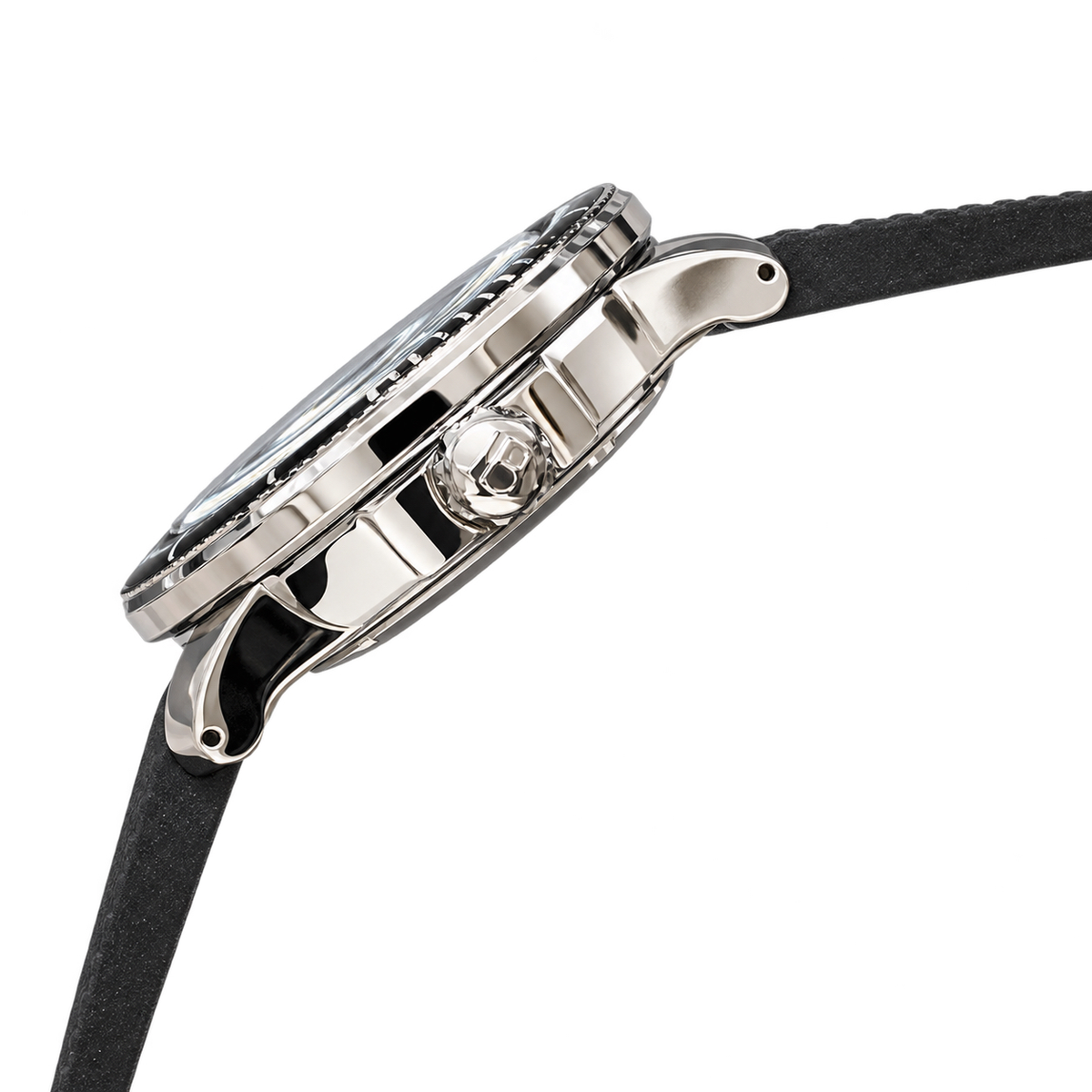 Blancpain Fifty Fathoms Barakuda Black Dial Vintage Rubber Diver Watch
