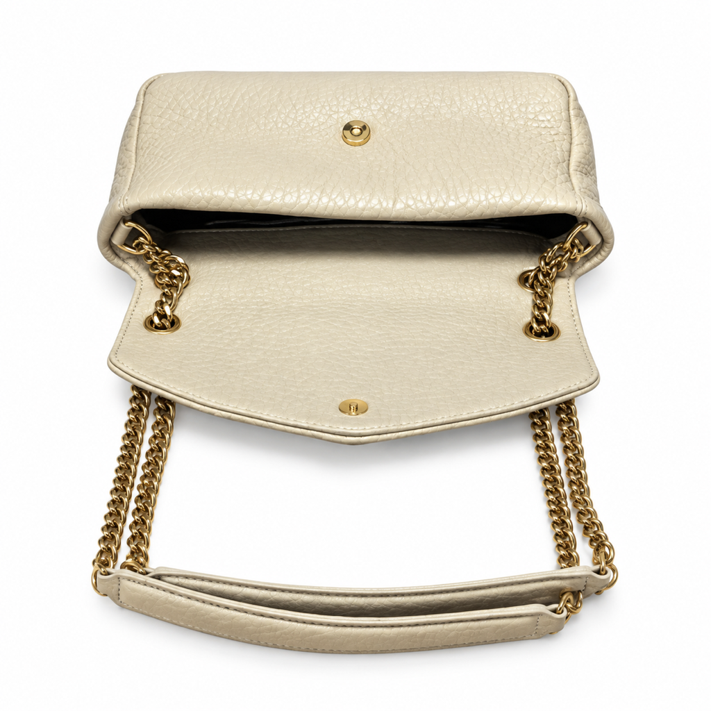 YSL Saint Laurent Envelope Chain Bag Cream