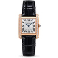 Cartier Tank Louis Cartier — 18K Rose Gold, Diamond-Set Sides & Black Alligator Strap