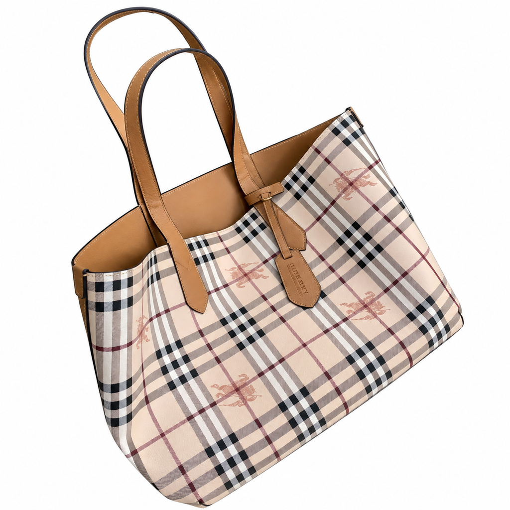 Burberry Versatile Wide-Top Everyday Tote Bag
