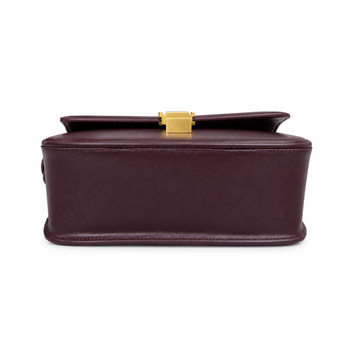 Saint Laurent YSL Solferino Shoulder Bag – Burgundy Leather
