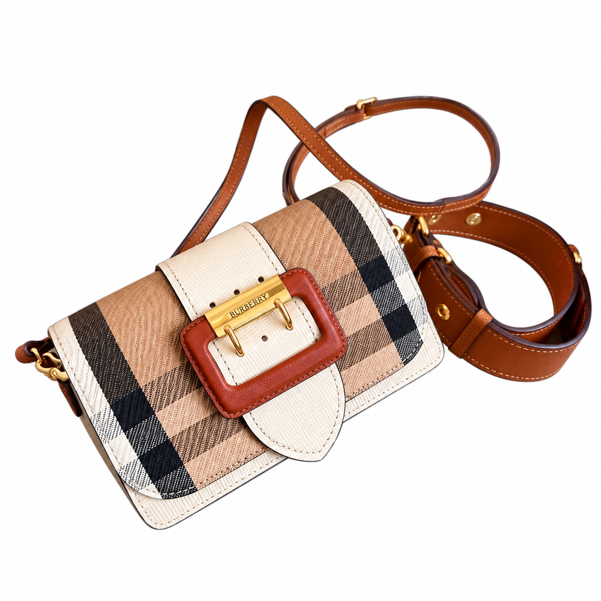 Burberry Signature Mini Crossbody Bag