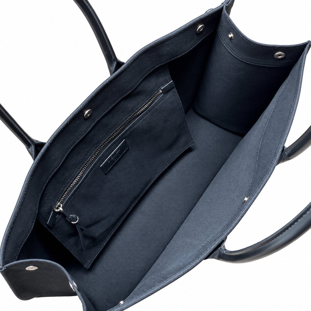 Saint Laurent Rive Gauche Large Tote Bag in Black
