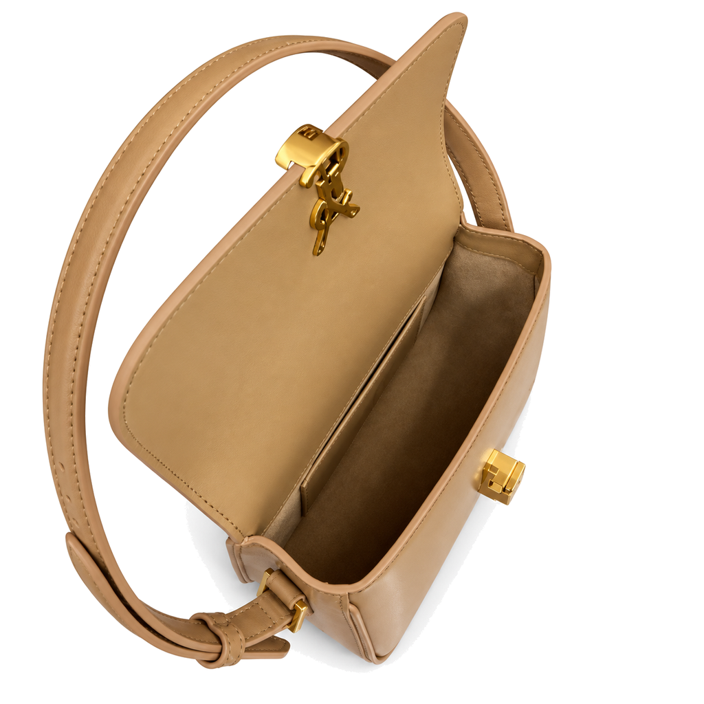 YSL Solferino Shoulder Bag – Beige Leather