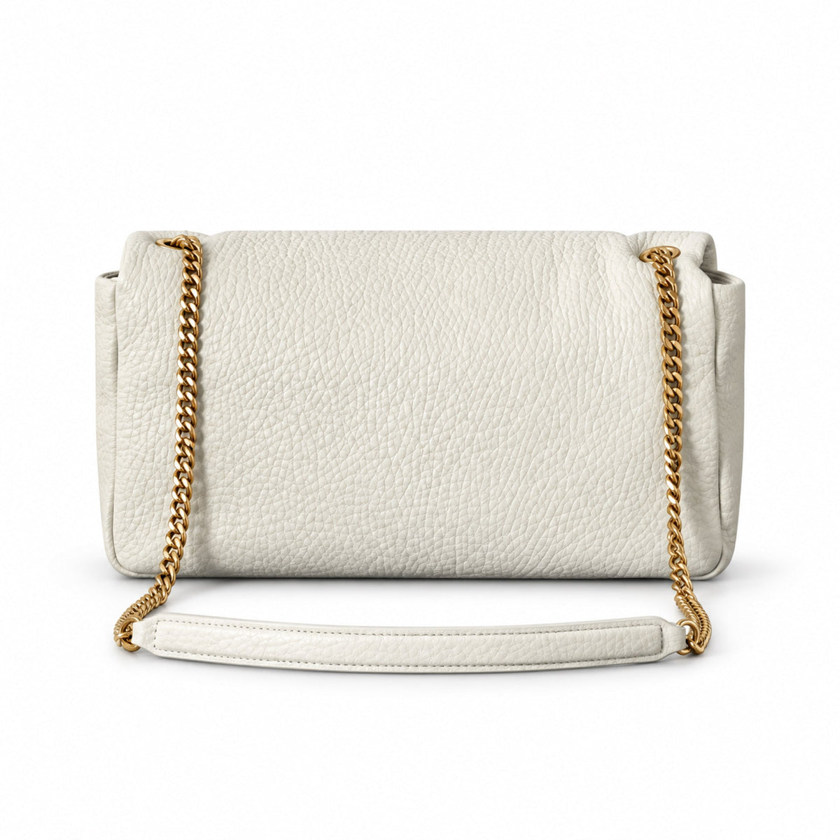 Saint Laurent YSL Calypso Chain Bag – Cream Grained Leather
