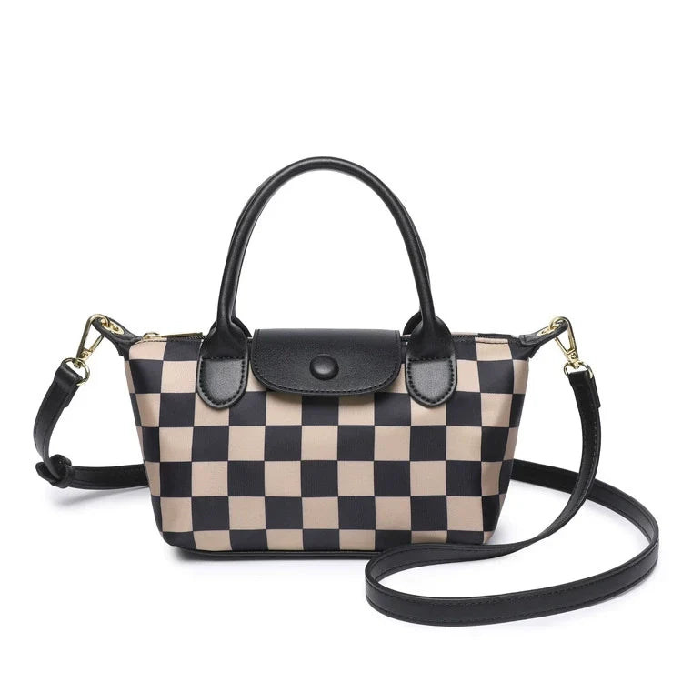 Checkerboard Mini Tote Bag 24cm